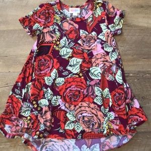 Toddler size 2 EUC Lularoe Scarlet with Roses